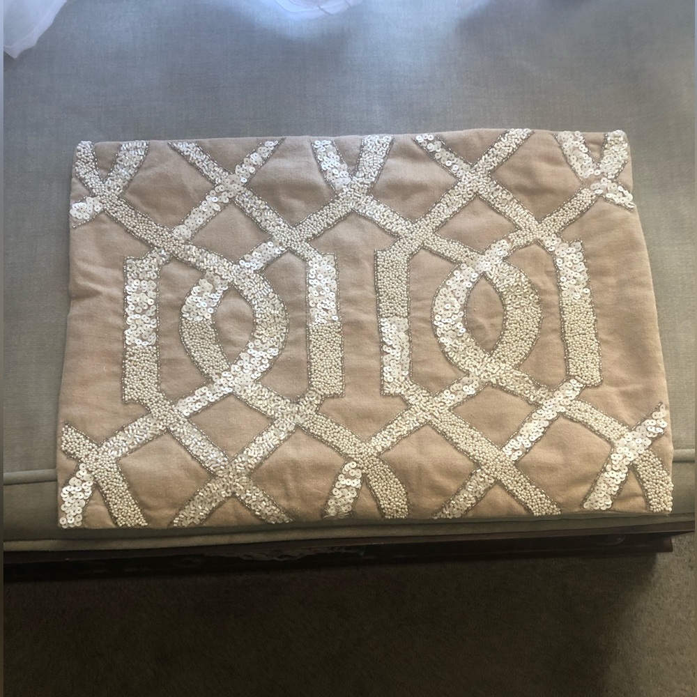 Pier 1 sequined pillowcase💕